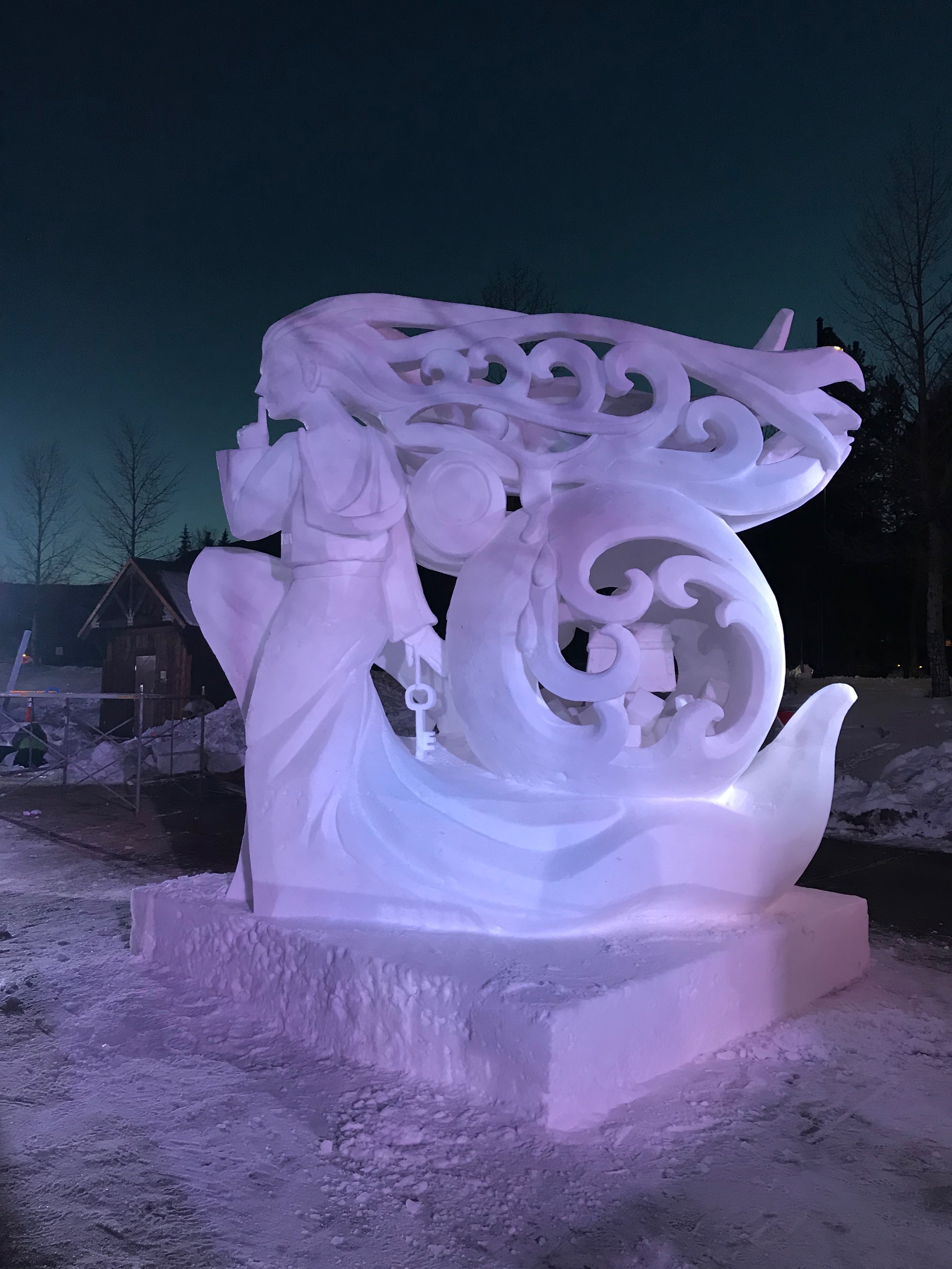 International Snow Sculpture Competition in Breckenridge